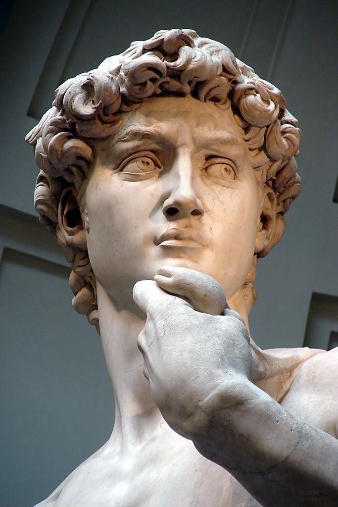  Statue of David Face Michelangelo