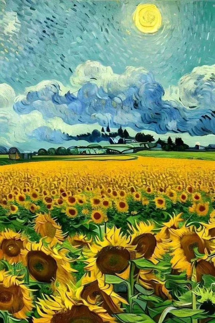 Van Gogh's sunflowers